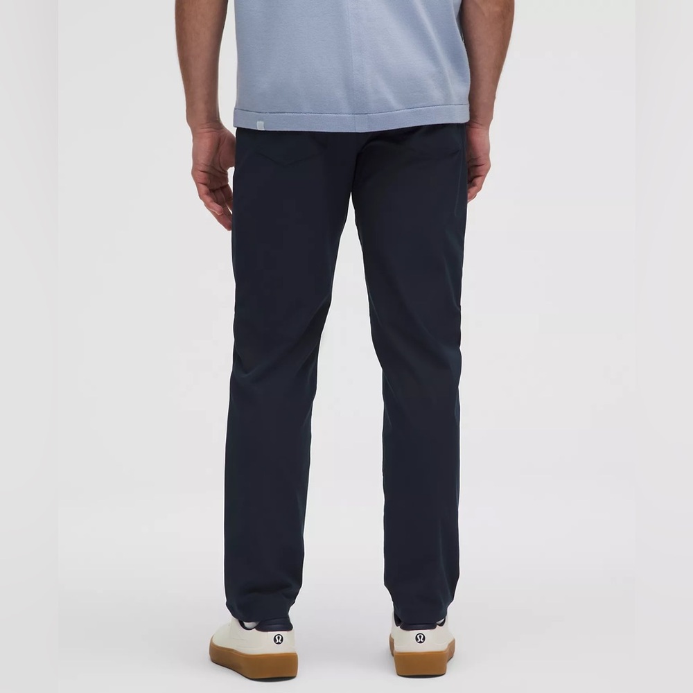 Lululemon ABC Classic Fit 5 Pocket Pant Warpstreme True Navy Men’s 32” Inseam - Picture 3 of 10